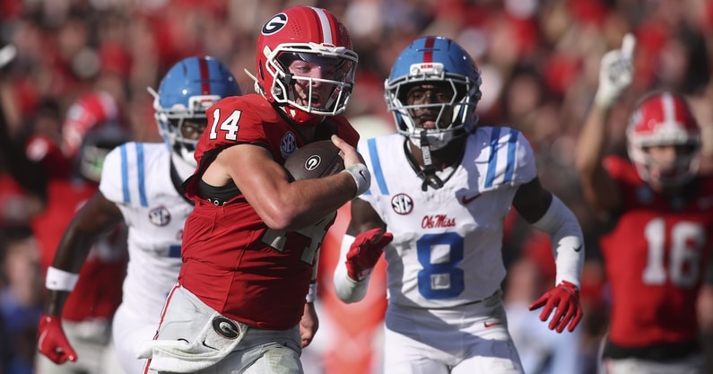 NCAA Football: Mississippi at Georgia