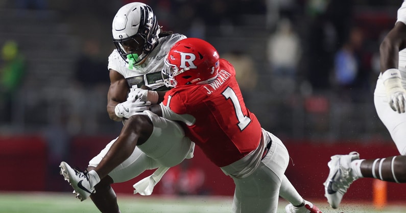 NCAA Football: Oregon at Rutgers