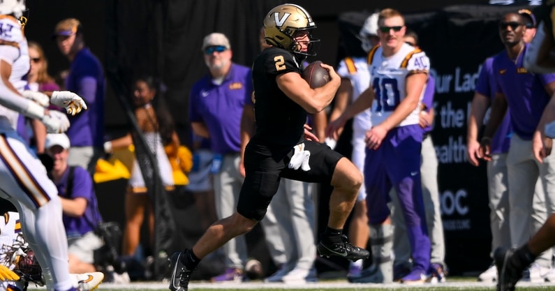 NCAA Football: Louisiana State at Vanderbilt