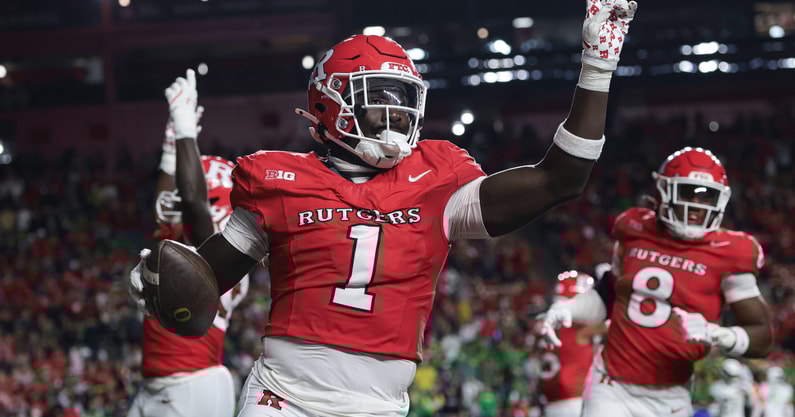 NCAA Football: Oregon at Rutgers