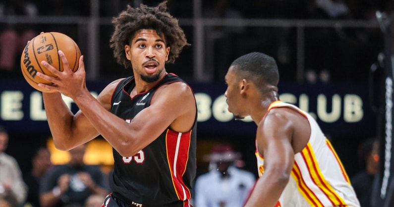 NBA: Preseason-Miami Heat at Atlanta Hawks