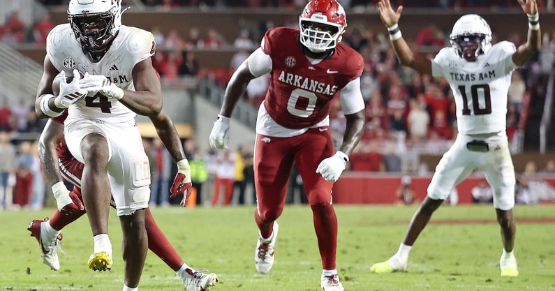 NCAA Football: Texas A&M at Arkansas