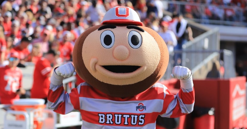 Brutus Buckeye by Mick Walker -- Lettermen Row --