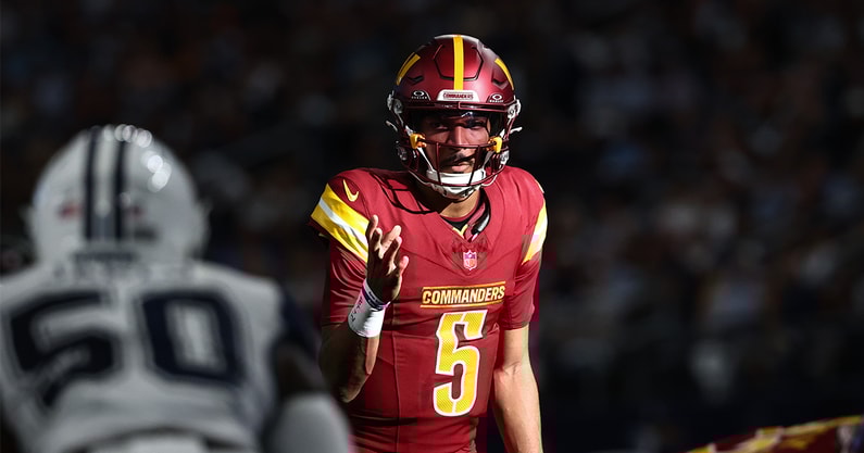 Jayden Daniels injury hamstring update MRI
