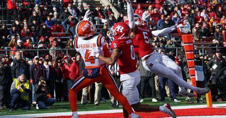 NCAA Football: Illinois at Rutgers