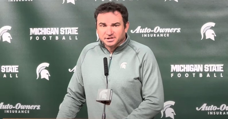 Michigan State HC Jonathan Smith.