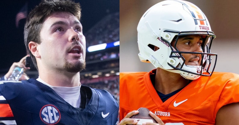 Auburn QBs Jackson Arnold, Ashton Daniels