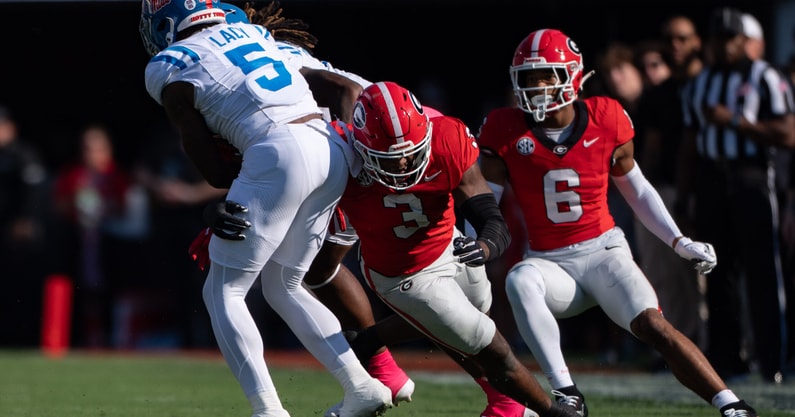 Georgia defense vs Ole Miss.