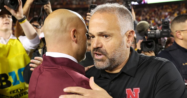 Matt-Rhule-pissed-off-at-himself-Nebraska-coaches-for-loss-against-Minnesota