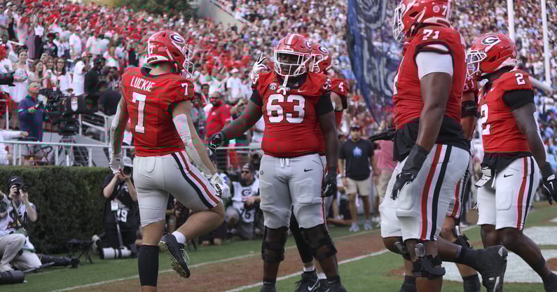 Georgia offensive line