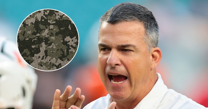 Miami-reveals-camouflage-uniforms-for-Stanford-game