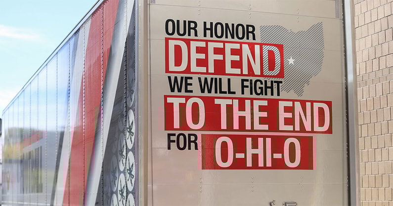Ohio-State-football-by-Mick-Walker-Lettermen-Row