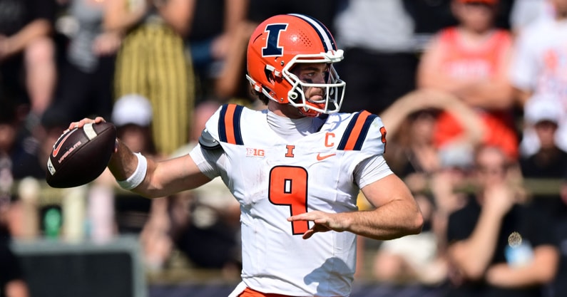 NCAA Football: Illinois at Purdue