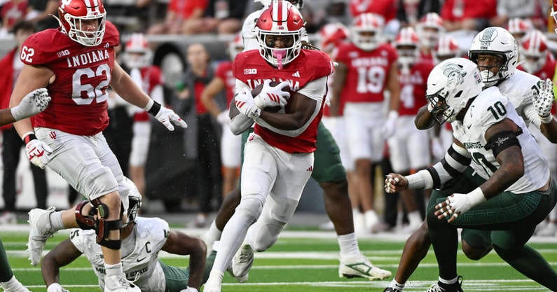 NCAA Football: Michigan State at Indiana