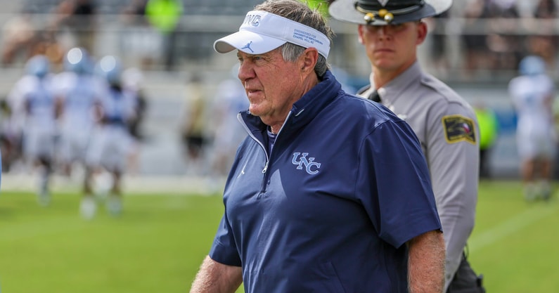 UNC coach Bill Belichick