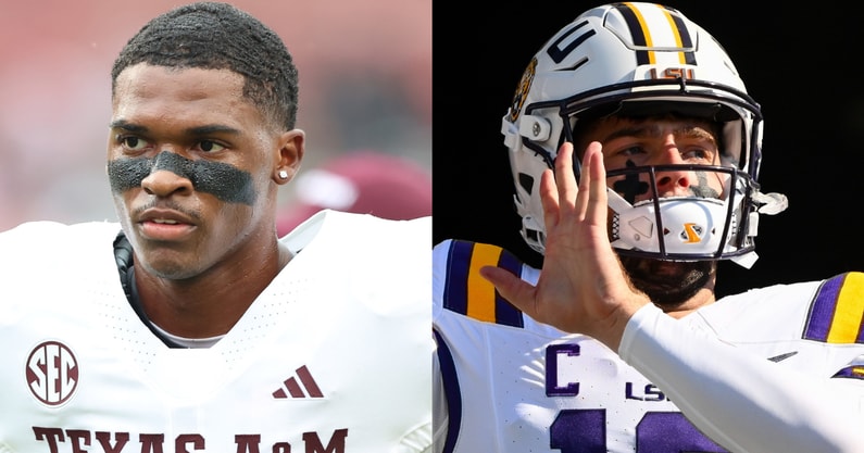 Texas A&M QB Marcel Reed, LSU QB Garrett Nussmeier