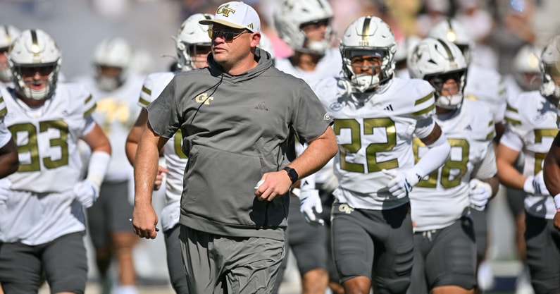 Georgia Tech head coach Brent Key