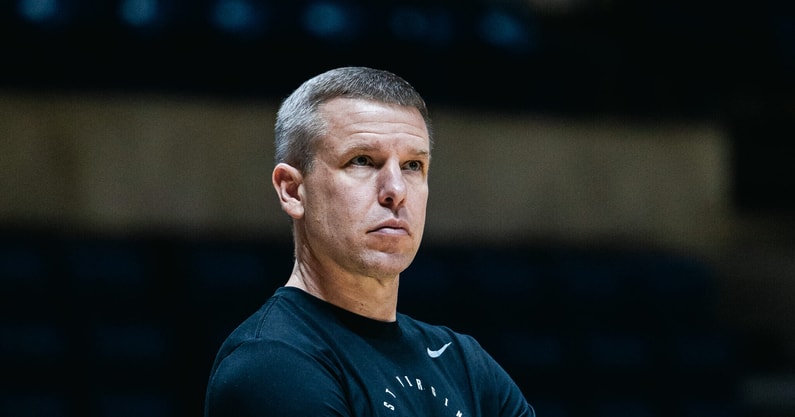 West Virginia head basketball coach Ross Hodge