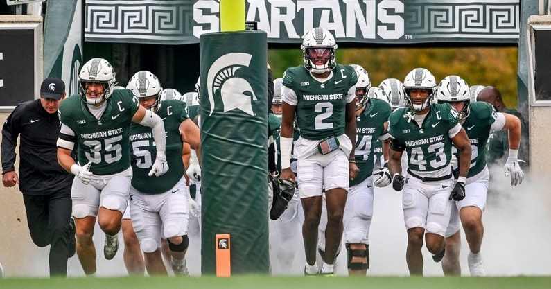 Michigan State tunnel nick king 2