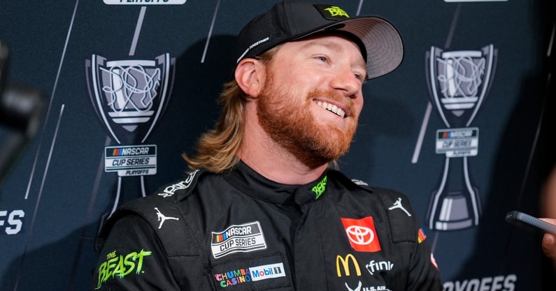 Tyler Reddick mullet