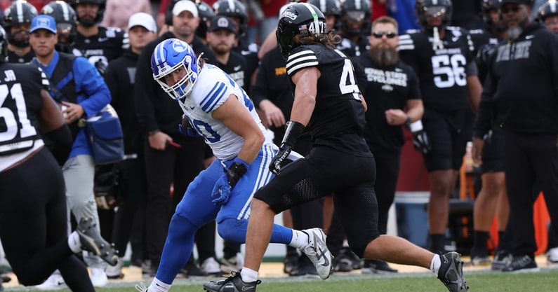 NCAA Football: Brigham Young at Iowa State