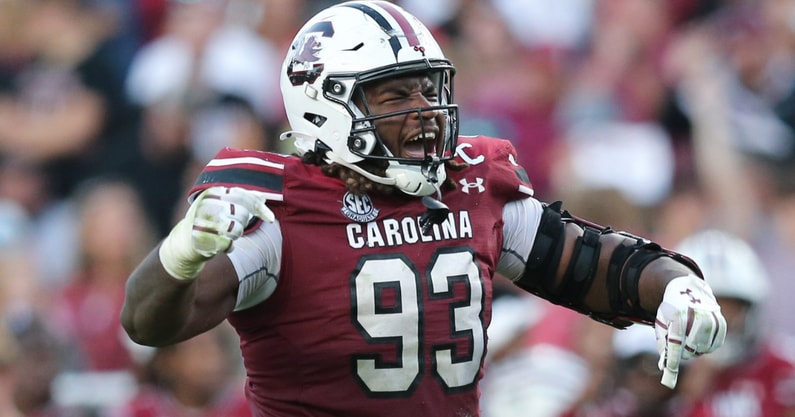 South Carolina defensive tackle Nick Barrett. Photo by: CJ Driggers | GamecockCentral