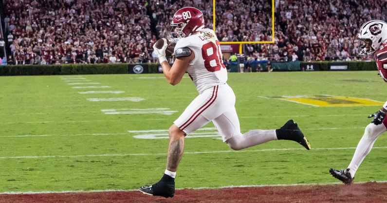 Alabama TE Josh Cuevas