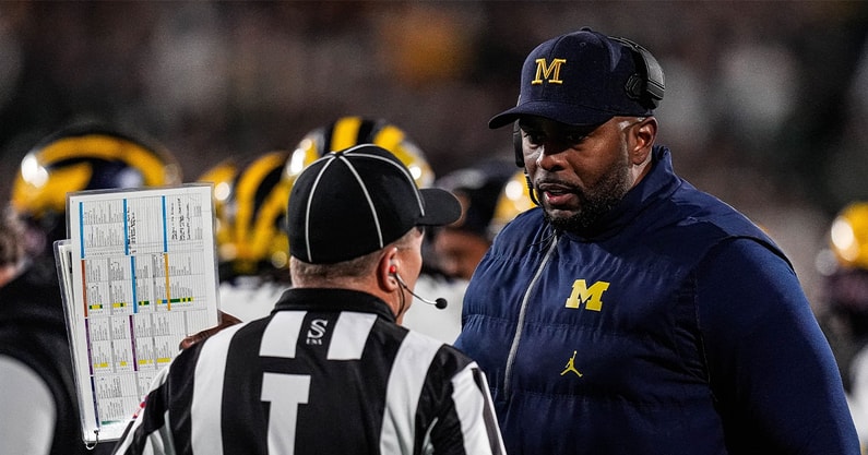 Sherrone Moore by Junfu Han / USA TODAY NETWORK via Imagn Images