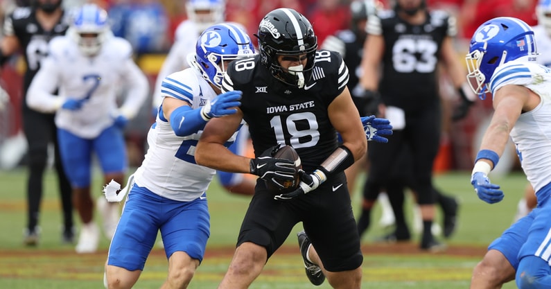 NCAA Football: Brigham Young at Iowa State