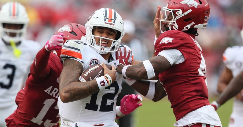 NCAA Football: Auburn at Arkansas