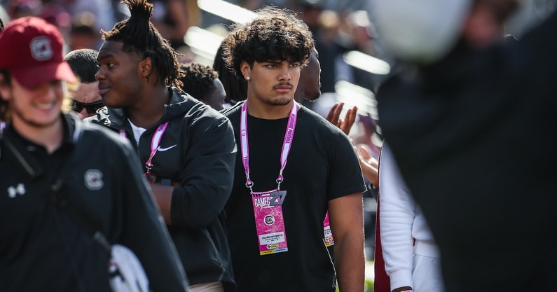 Dutch Fork DL and South Carolina target Jaden Wuerth (Photo: Katie Dugan | GamecockCentral.com)