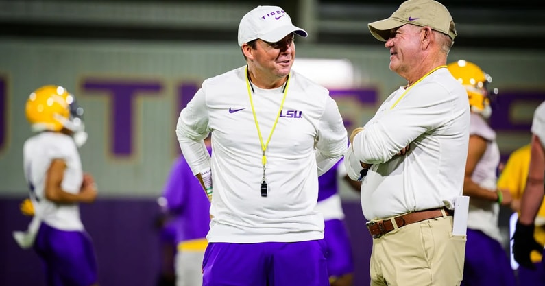 LSU will be searching for a new OC after parting ways with Joe Sloan (Photo: LSU Football)
