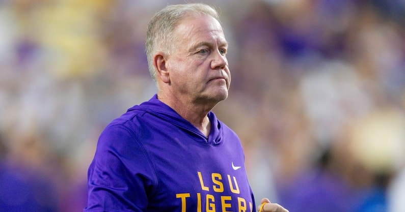 LSU has fired Brian Kelly in Year 4 as head coach in Baton Rouge (Photo: Stephen Lew-Imagn Images)