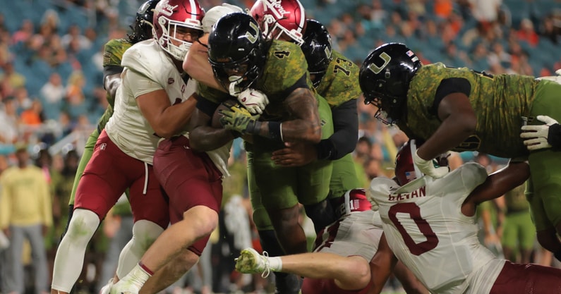 NCAA Football: Stanford at Miami