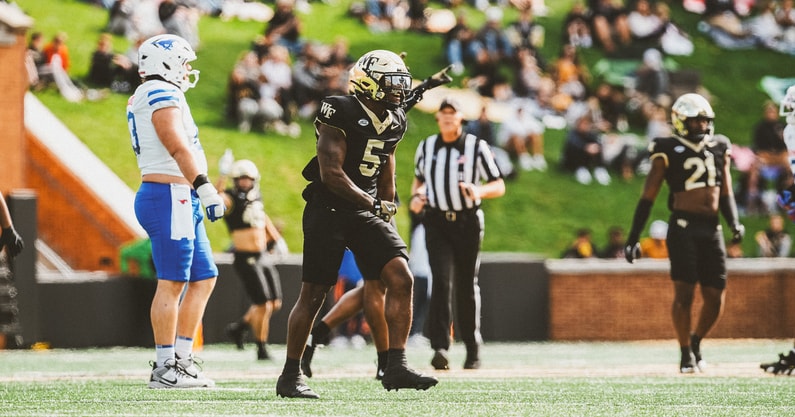 Wake Forest defense PFF SMU