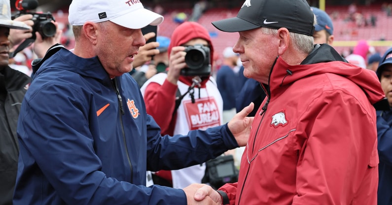NCAA Football: Auburn at Arkansas