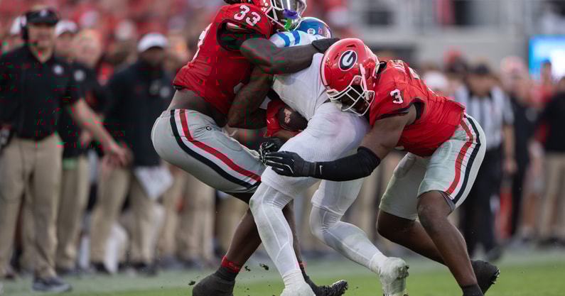 Georgia defense Ole Miss.