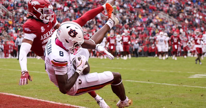 Fayetteville, AR - 20251025 - Auburn Tigers Football vs. Arkansas Razorbacks