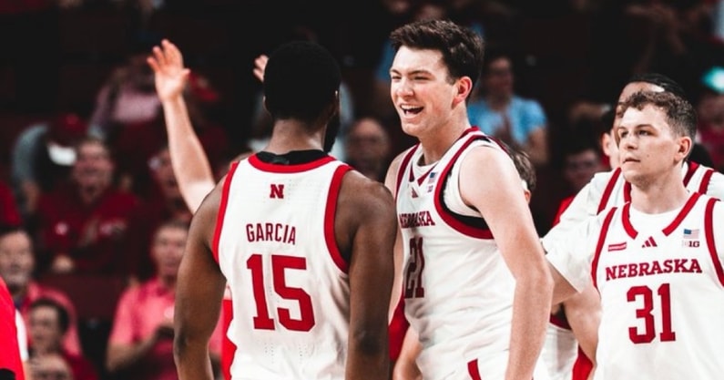 Pryce Sandfort Jared Garcia Nebraska basketball
