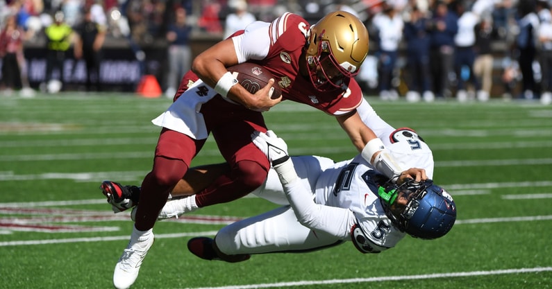 Boston College QB Grayson James UConn