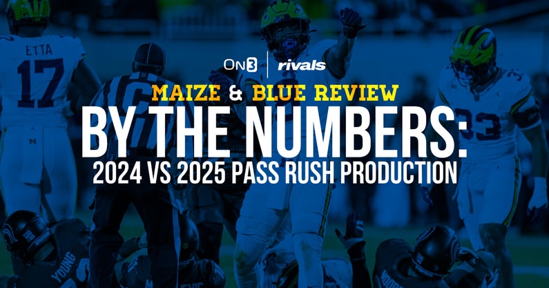Michigan Football By The Numbers Pass Rush