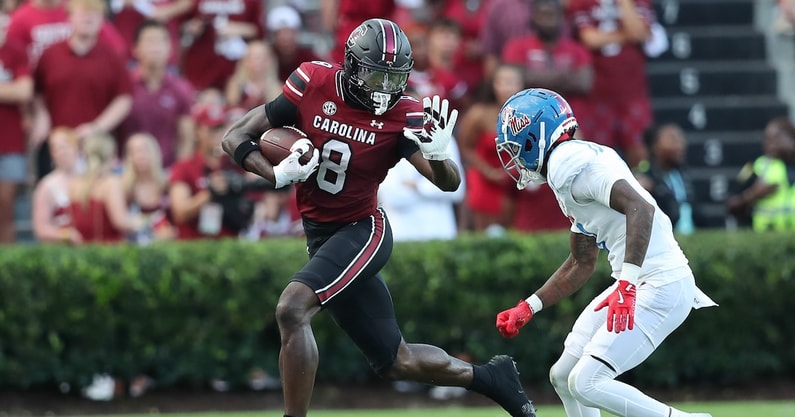 South Carolina WR Nyck Harbor (Photo: CJ Driggers | GamecockCentral.com)