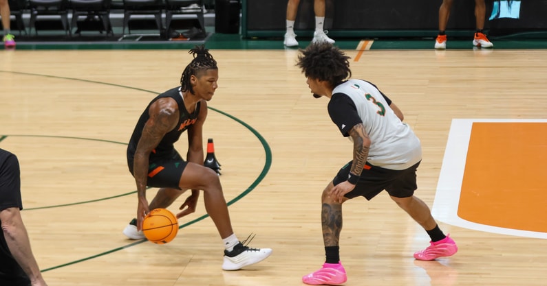 shelton henderson dribbling against tre henderson