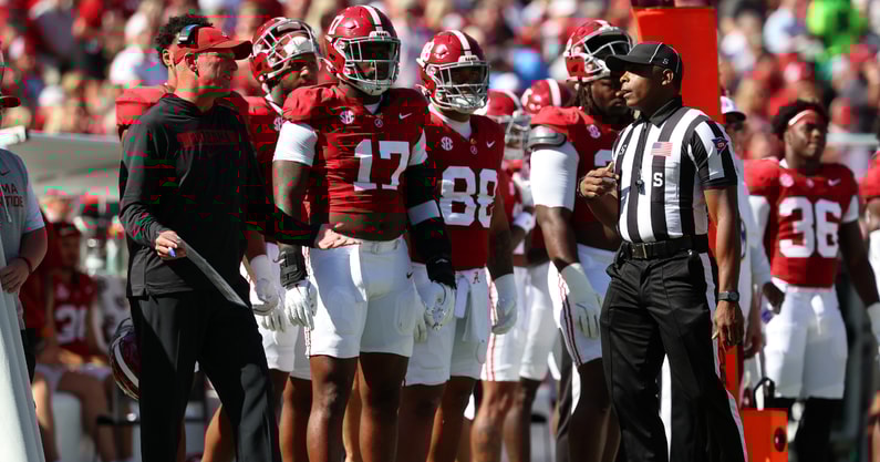 Alabama coach Kalen DeBoer