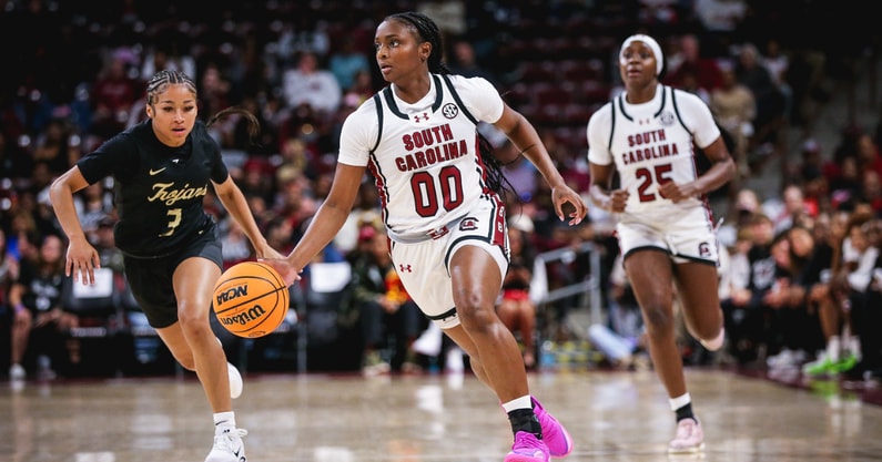 South Carolina women's basketball guard Ta'Niya Latson. Photo by: Katie Dugan | GamecockCentral
