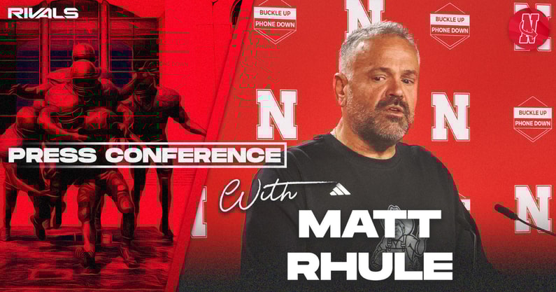 Nebraska football coach Matt Rhule