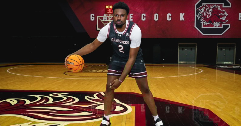 South Carolina basketball big man Christ Essandoko. Photo by: Katie Dugan | GamecockCentral