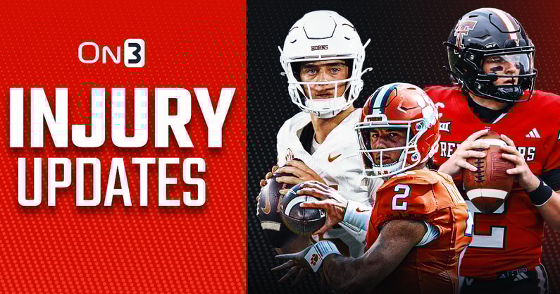 college football week 10 injury updates
