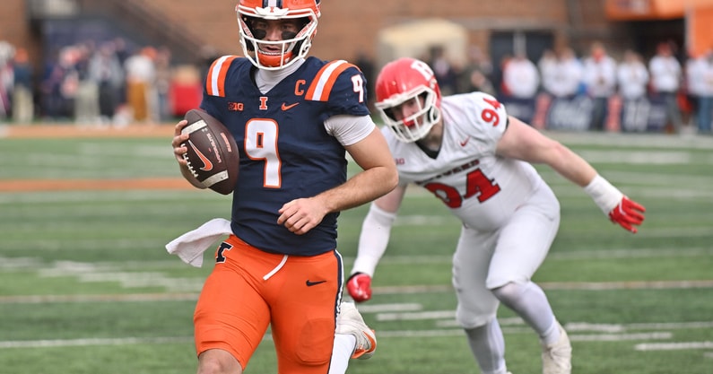 NCAA Football: Rutgers at Illinois