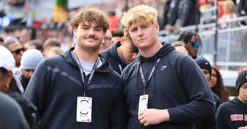 Kellen Wymer and Mason Wilt by Mick Walker -- Lettermen Row --